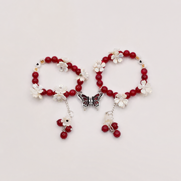 Rexsz Butterfly Bloom Couple Bracelets