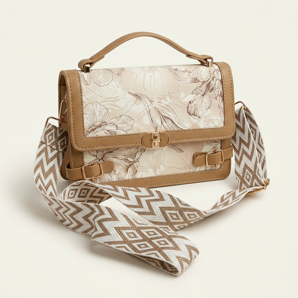 Rexsz Floral Printed Bag | Stylish Lightweight Handbag for Girls