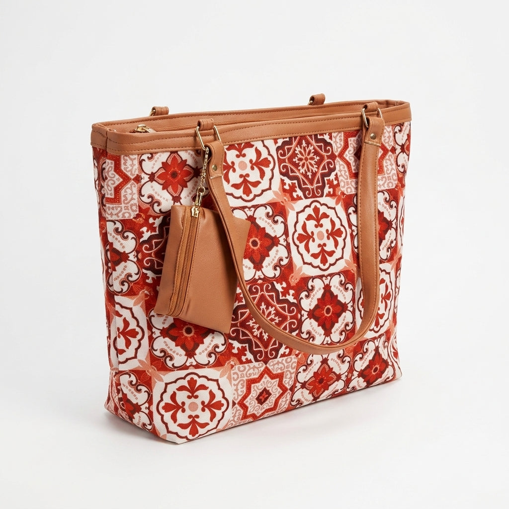 Rexsz Printed Canvas Tote Bags