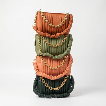 Rexsz Pleated Chain Bag
