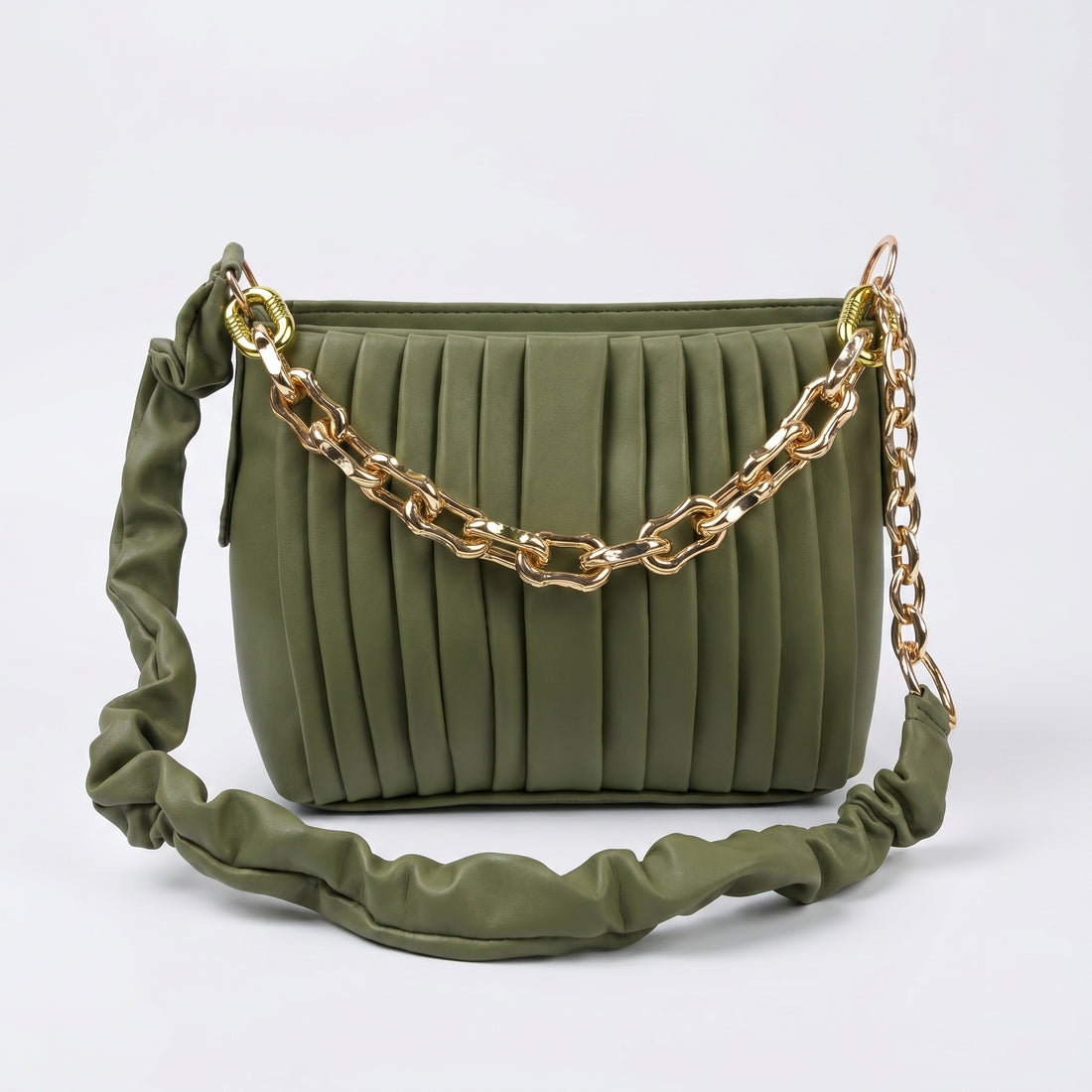 Rexsz Pleated Chain Bag