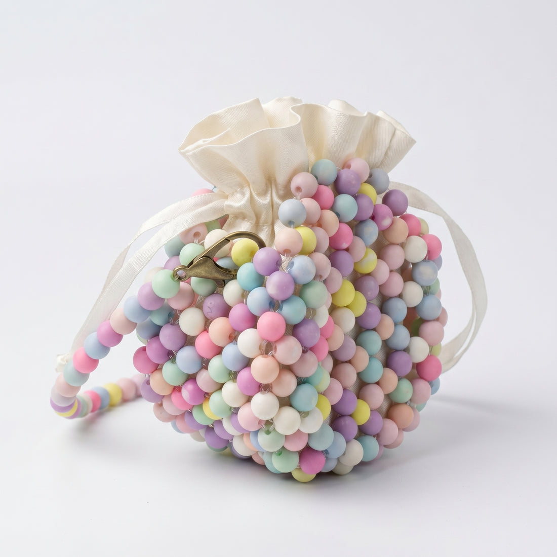 Rexsz Pastel Beaded Potli Mini Bags