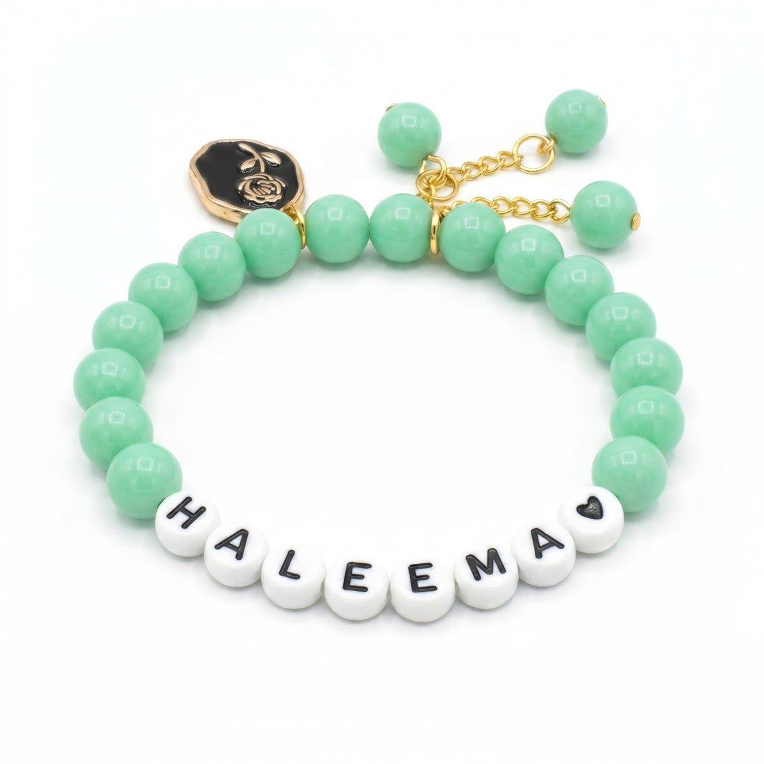 Rexsz Personalized Name Beaded Bracelet