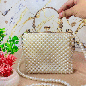 Pearl Beaded Clutch