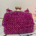 Pink Crystal Clutch
