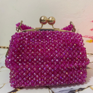 Pink Crystal Clutch