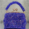 Blue Crystal Clutch