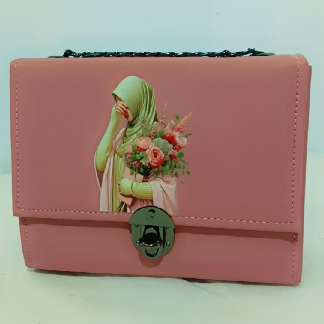 Hijabi Floral Mini Bag – Modest Fashion Crossbody Purse for Women | Rexsz