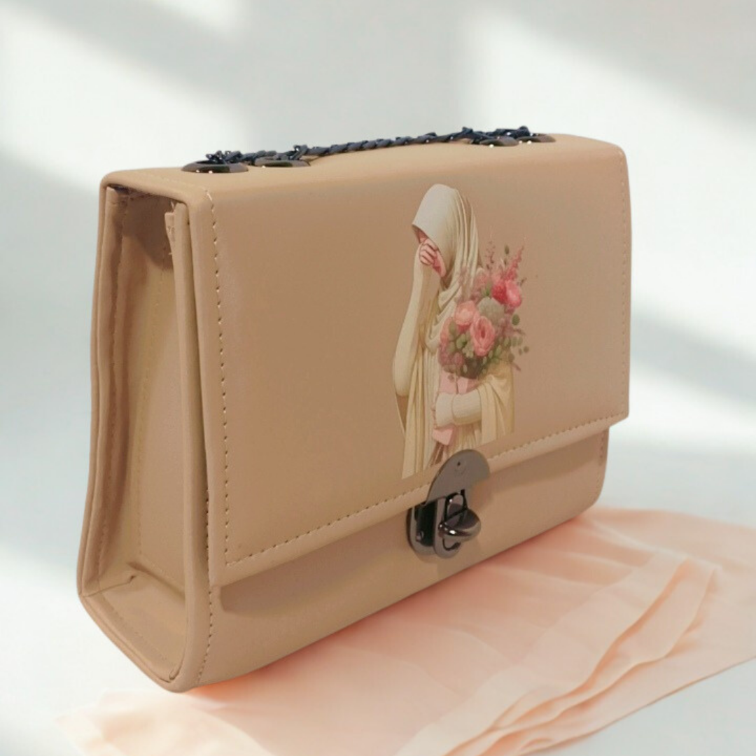 Hijabi Floral Mini Bag – Modest Fashion Crossbody Purse for Women | Rexsz