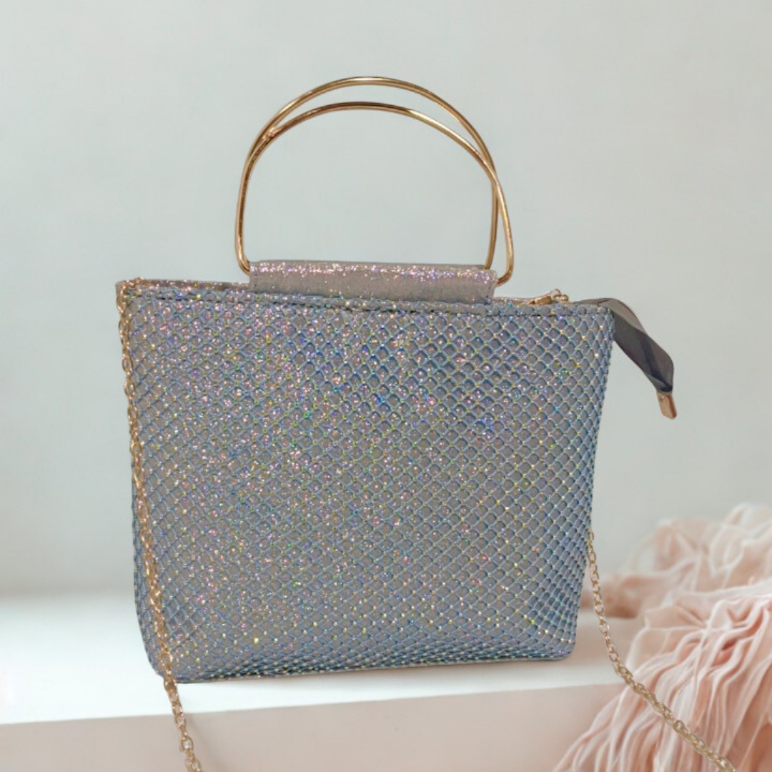 Luxury Sparkly Crystal Clutch – 2026 Rhinestone Party Handbag | Rexsz