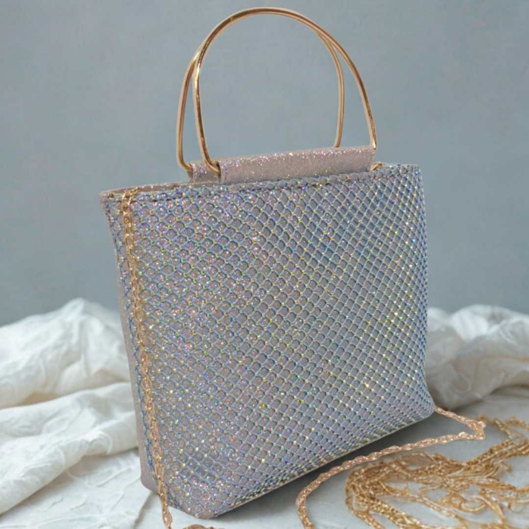 Luxury Sparkly Crystal Clutch – 2026 Rhinestone Party Handbag | Rexsz