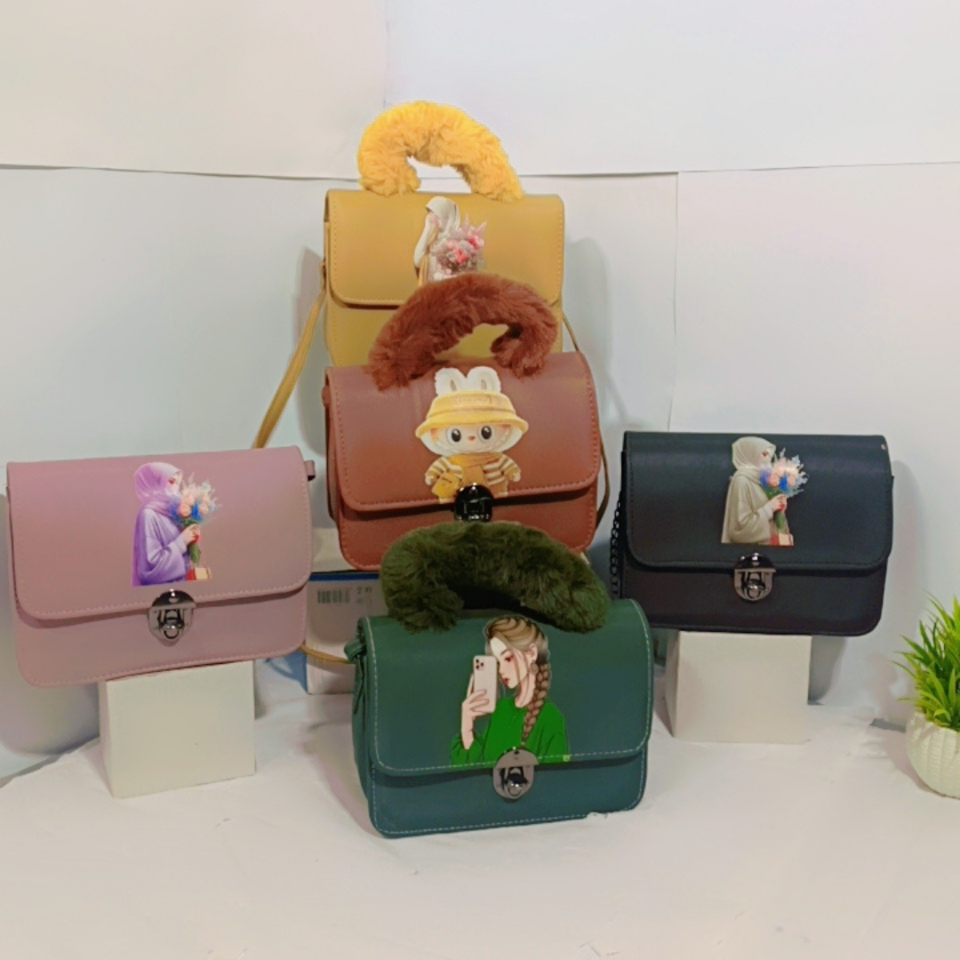 Cartoon Girl Bag
