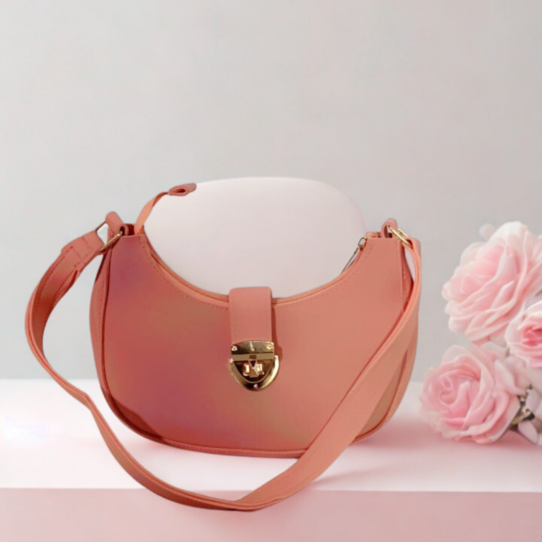 Black Matte Hobo Bag – Luxury Chain Accent Purse for Women | Rexsz