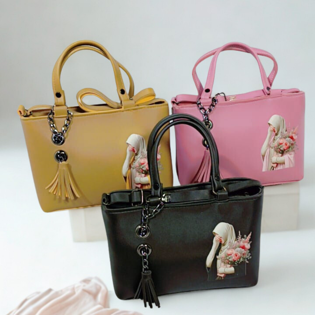 Hijabi Floral Tote Bag