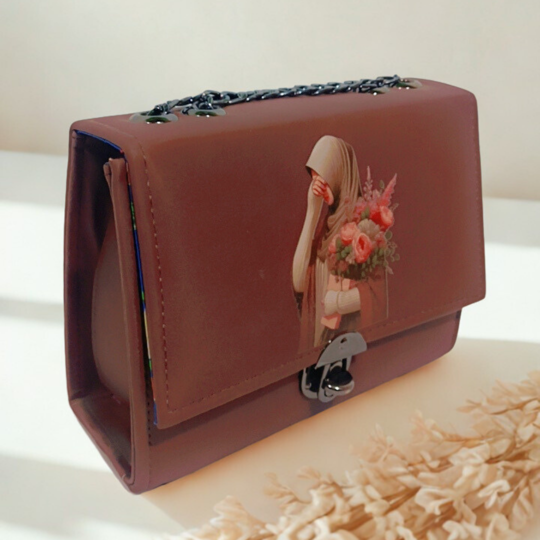 Hijabi Floral Mini Bag – Modest Fashion Crossbody Purse for Women | Rexsz